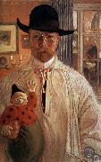 Carl Olaf Larsson Self-Portrait oil painting picture wholesale